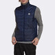 Adidas clover cotton vest Herbst und Winter neuer Standkragen Wind Sport tragen warme Baumwollkleidung lässige ärmellose Jacke HL9216 Blau XS