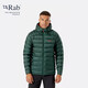 Rab Out of Stock Men's 800 Canopy European Goose Down Down Jacket Hooded Warm and Breathable 523g QDN-85 Carbon Black QDN-85 L
