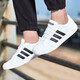 阿迪达斯 （adidas）男鞋2025秋冬夏低帮运动鞋休闲鞋轻便透气篮球鞋板鞋小白鞋AW3889 AW3889/经典款 44