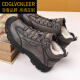 
CDGLVCK/LEER light luxury brand winter men's genuine leather wool cotton shoes warm plus velvet thickened fur integrated Northeast large cotton shoes men black 3889 38