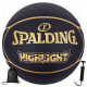 斯伯丁（SPALDING）篮球highlight黑金星形7号球7片皮比赛训练室内外耐磨篮球76-869Y
