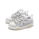 
Ocai RETRO large bread shoes retro dad thick sole couple white shoes national trend sports skateboard shoes men and women retro white 40