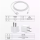 Viken Apple charger data cable charging cable mobile phone fast charging plug set iphone11/12/7p/8plus/X/Xs/6 Viken [Apple standard] Apple charging head + 2 Apple data cables