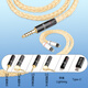 ACROLINK MMCX4.4 Câble de casque équilibré Sterling Silver Gold plaqué Shure 846 英文图 64 Audio Câble de mise à niveau 2pin CM0.78 PIN 2.5 Tête droite équilibrée
