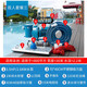 Swim Guard swimming pool manual two-person pool bottom decontamination equipment sewage suction machine underwater vacuum cleaning machine pool water suction sewage pump two-person cleaning package three