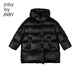 Jnby par jnby jiangnan tissu veste pour enfants automne et veste d'hiver down épaissis les garçons, filles et enfants à capuche et à capuche 1nac12610 001 noir 110 cm