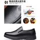 
Classic car leather shoes for men cowhide four seasons men's leather shoes for business casual men's shoes soft sole non-slip middle-aged and elderly daddy shoes LYC9901 black [single shoes] 41