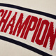 Champion champion color-blocking pullover knit sweater for men 24 winter new women's retro sweater warm beige M