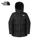 Куртка North Face Down для женской средней длины ветропроницаемой и теплой 700 бархатной наполнителя для осенней и зимней новой 81S6 4H0/космический черный m/160