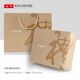 High-End Light Luxury Handtuch Geschenkbox Set Pure Cotton 2 Pack Group Kauf Hochzeit Return Geschenk Custom Sticked Teacher's Day Geschenk SK1047 Gold Geschenk