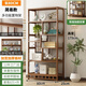 Xingchen Baibang New Chinese Style Duobao Pavilion Bogu Rack Tea Display Display Cabinet Living Room Antique Ornament Storage Rack Partition Shelf Six-Layer Classic 80cm Model Without Drawer Cabinet Door