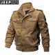 Jeep Spirit2022 Chaqueta de trabajo para hombres de otoño e invierno Flying Flying Casual Chaqueta al aire libre de lavado de gran tamaño Eyección Top 9930 Negro (al aire libre Urban Light) 90-115Jin [Jin equivale a 0.5 kg] sugerido M (Urban Light Outdoor)