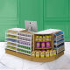 Zhanjiong cashier counter supermarket convenience store mother and baby store pharmacy pet store stationery store small simple bar corner combination 600*600*850mmU table [two models in the picture]