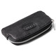 Bolsa de llave de pabina, billetera de cupón multifunción plantada de coches de primera capa, bolsa de cupón multifunción, bolso pequeño universal masculino y femenino PB517 negro