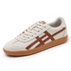 Camel Forrest Gump Shoes para Hombres de verano y Autumn Style Breathable 2024 Shoes de tablero nuevos para hombres Shoes blancos de cuero genuino dexue zapatos para hombres Milan Mesh-9910 40