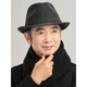 Woodpecker Old Man Hat Men Spring and Autumn Large-Range Middle-aged Top Hat Summer Dad Grandpa Old Man Thin Jazz Gentleman Hat [Linen Breathable Summer] Gray M (58-59cm)