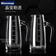 WINEWINGS thickened glass white wine cup wine dispenser with scale decanter wine measurer household small wine glass wine set 500ml gourd wine dispenser/single