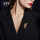Jay wheat ear brooch, high-end women's accessories corsage, birthday gift for mother, mother-in-law and elders