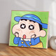 DIY Digital Painting Cartoon Cartoon's Cartoon Jade GUI GUI COL COLORÉE À MAIN PEINTURE D'HUILE acrylique peint à la main Petite taille WT831 30 * 30cm / bois massif Cadre intérieur + pinceau pigmentaire