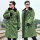Yusa military coat men's old-fashioned over-the-knee winter thickened long security coat cotton coat cold-proof clothing labor protection cotton-padded jacket Xinjiang good cotton military coat - high quality thickened one size fits all / suitable for 120-180 Jin Jin equals 0.5 kg