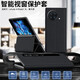 Carrenton подходит для Care Vivo X Fold Mobile Phore Case Onuine Leather Cofte Protective Case Ecring Emply-включенное смарт-окно Flip Flip Anti-Fall Vivo X-Fold [Ice Crystal Blue] Первый слой Cowhide | флип -стиль