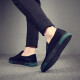 Monide Brand Men's Shoes Canvas Shoes New Products Men's New Lazy Trendy Casual Cloth Zapatos de un solo paso Z8821 Negro 39