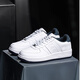 
Kappa official back-to-back thick-soled sports shoes for women in summer new versatile casual white shoes for women Haichang Blue 37