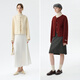 Fan Silan's new Chinese round neck small fragrance atmosphere wool coat 2024 winter new coat 14224 red XS