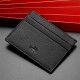 CARTELO crocodile CARTELO card holder first-layer cowhide ultra-thin mini card holder multi-card slot bank card holder card holder men's black