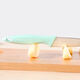 Bethers Stainless Steel Fruit Knife Two-Piece Set Portable Fruit Knife Grater Knife Tool Set Wheat Straw Home Multi-Function Knife for Dormitory Students