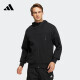 阿迪达斯（adidas） 男装新款时尚休闲运动服舒适防风连帽针织夹克外套DT9896 HN8978  XL