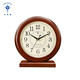 Polaris Solid Wood Table Clock Living Room Retro Table Clock Home Clock New Chinese Large Font Quartz Clock for the Elderly T801 New (Height 22.5cm Width 21.5cm)