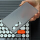 Bunolin Meizu 21 grating striped mobile phone case corrugated skin matte magnetic protective cover three-dimensional suitcase striped all-inclusive lens fine hole translucent hard shell new style for men and women transparent black [frosted striped shell]