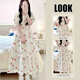 Ayanting Eagle enceinte robe de femmes Nouveau col carré d'été Loose Square à manches florales à floraison moyenne sur-genoue enceinte longue jupe à floral 701 [simple-pièce sans piluage] xl [120-140jin [Jin est égal à 0,5 kg]]]