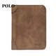Polo billetera capa para hombres capas de masa de vaca