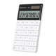 Comix Dual Power Alimentation Calculatrice de mode mince Bouton plat Bouton de bureau de bureau