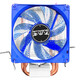 BUBALUS T3 CPU cooler (2 heat pipes/supports Intel/AMD multi-platform/9cm LED fan/extra large cooling fin set/computer main case air cooling/1700)
