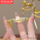Laurel Jade Rabbit Armband Frauen Ins Design Neujahr des Nationjahres Luzhu Fu Brand Armband Göttin Tag Geburtstagsgeschenk Luzhu Fu Marke Jade Rabbit Bracelet