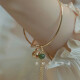 Eight-piece value set bracelet versatile light luxury Chinese elements niche design ins style best friend student bracelet M1390 [green tassel bell]