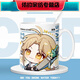 Ventilador 2D Copa de bebida Cerámica Copa de leche Copa de leche Decoración de escritorio White M659 Danheng Taza de una sola taza Taza