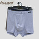 Italai Herren Antibakterielle Unterwäsche plus Fett plus größere Herrenboxhosen Modal Atmungsfreie Boxerhosen Großgröße BEISTEN FAT MAN SHORTS 4882 Tiefes lila 1 Paket 5xl/125b