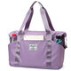 Shengteng bolsa de viaje para mujer con separación seca y húmeda, bolsa de equipaje portátil de gran capacidad, bolsa de viaje de corta distancia, bolsa de viaje de negocios, bolsa de equipaje, color morado claro 36L
