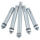 Jinggong genuine national standard iron expansion screws, galvanized expansion bolts, metal expansion bolts, pull-out screws, iron expansion tubes, galvanized M8*80 (50 pcs) with 12mm hole punching discount