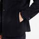 Lucadilong [Wolle + Mulberry Seide] Klassischer Stil personalisierter Modemuster gedruckter Taschenmänner Wolljacke Männer schwarz l 50