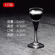 Manwei white wine glass set tall small wine glass one or two spirit glasses bullet cup one cup household wine cup handmade H (5ml 6 pieces)