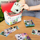 FUJIFILM instax mini12 instant camera 3-inch photo paper one-time imaging travel camera gift box mint green image flower room set ~ including camera bag + photo album + photo frame photo paper combination package 1 including standard + 20 pieces of white border photo paper + peripheral accessories