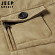 
Jeep (JEEP) Jeep Cotton Clothes Men's Mid-Length Winter Plus Fleece Thickened Removable Inner Boat Hooded Jacket Large Size New Multi-Bag JC0089 Khaki L