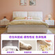 
Winter Bear National Home Technology Cloth Bed High Box Floor Double Bed Simple Master Bed Light Luxury Down Soft Pack Elephant Ears YJ9221 Ecological Cloud Skin Single Bed [Pine Rib Skeleton] 1800mm*2000mm Frame Structure