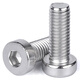 HETHDIGG JG-691 304 Vis hexagone à tête mince en acier inoxydable Boulon de tête cylindrique Din7984 M6 * 20 (50 pièces)