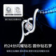 LAOLATU platinum diamond necklace for women PT950 platinum Cupid 2025 new Chinese Valentine's Day gift for wife, full body pt950 platinum, inlaid with natural real diamonds